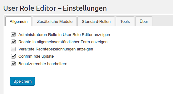 User Role Editor Plugin Vorschaubild