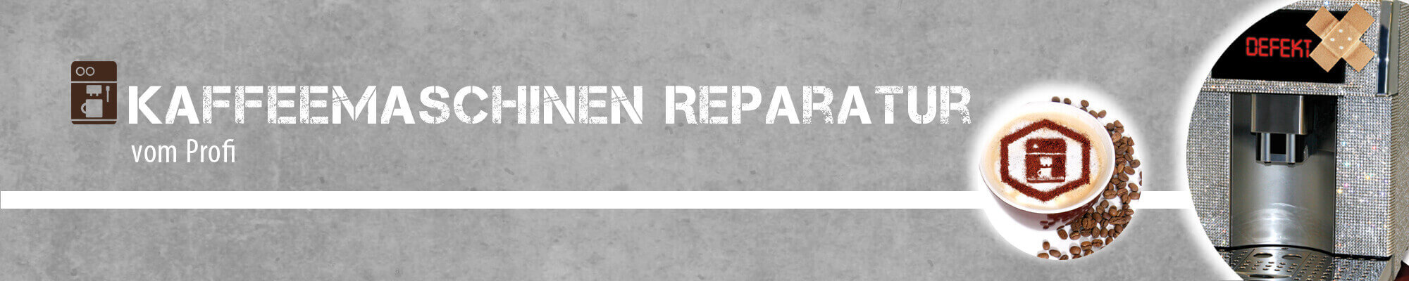 Titelbild Kaffeemaschinen-Reparatur Titelbild Kaffeemaschinen-Reparatur
